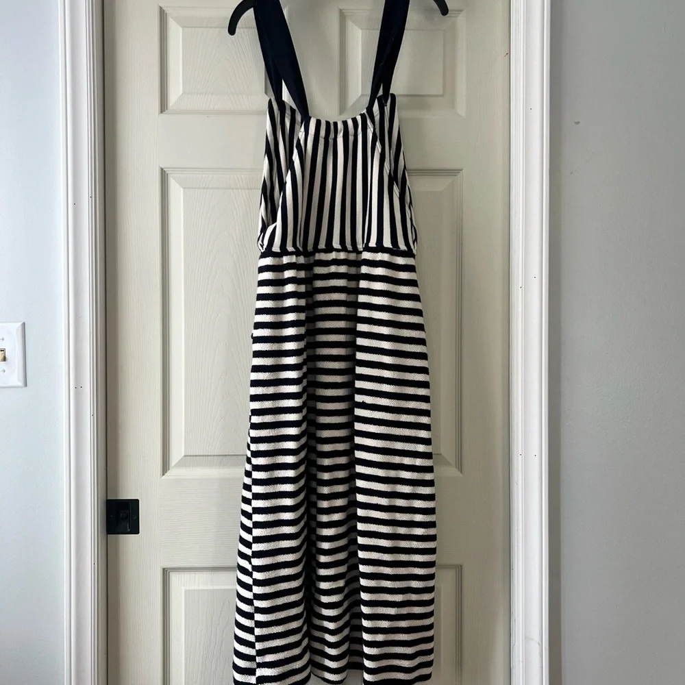 Free People Beach Black and White Striped Dress - Picture 5 of 6